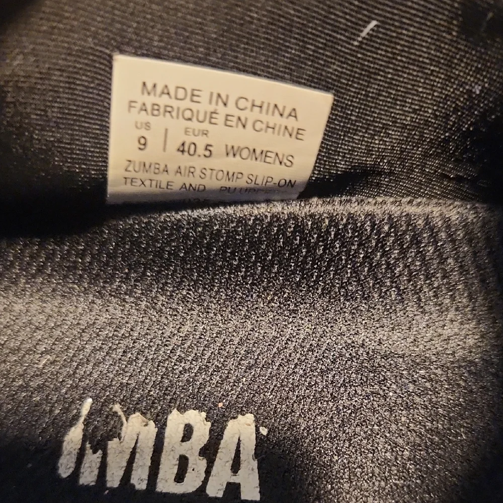 Zumba Fitness Black Athletic Shoes - Picture 5 of 7